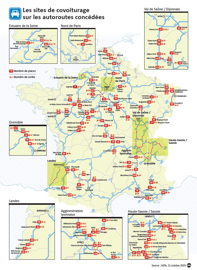 ASFA 20191011 France Aires Covoiturage